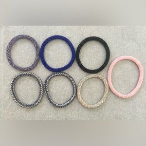 Shashka handmade glass bead bracelets.